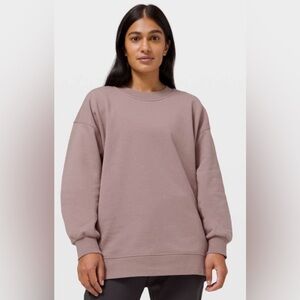 Lululemon Perfectly Oversized Crew Sweatshirt Size Medium Violet Verbana